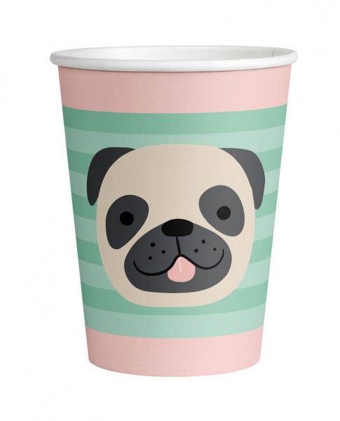 8 Happy Animals Party Becher 250ml