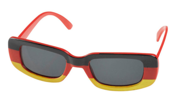 Deutschland Fan Brille eckig
