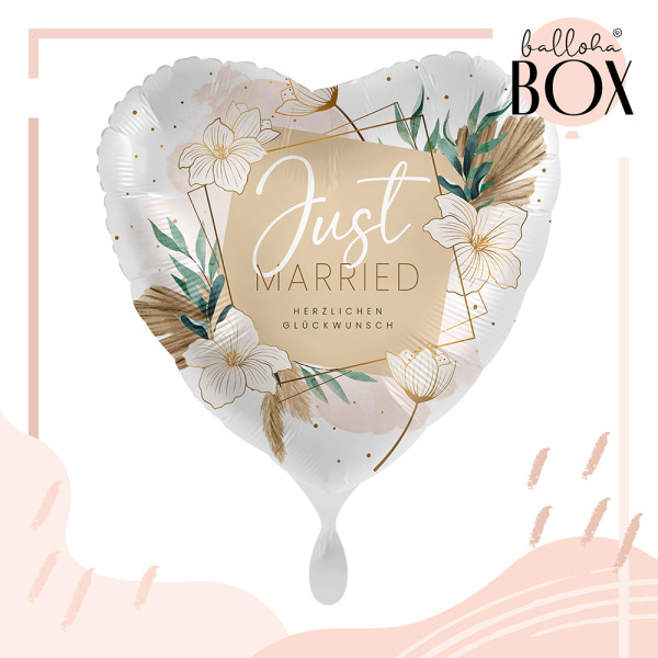 Balloha Geschenkbox DIY Modern Boho Wedding XL
