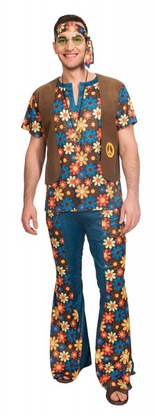 70er Jahre Hippie Boy Herrenkostüm