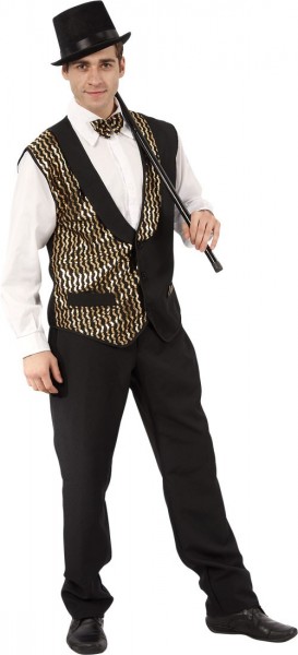 Herren Tanzweste Mit Fliege