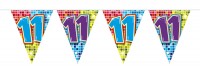 Groovy 11th Birthday Wimpelkette 3m