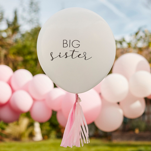 1 große Schwester Latexballon 46cm