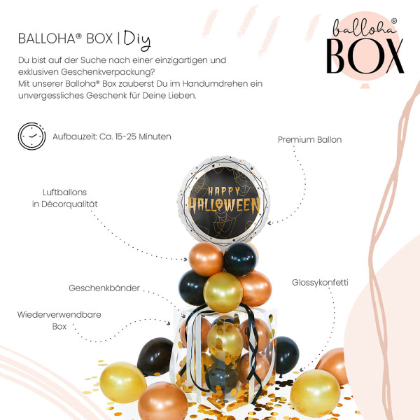 Balloha Geschenkbox DIY Golden Halloween XL 3