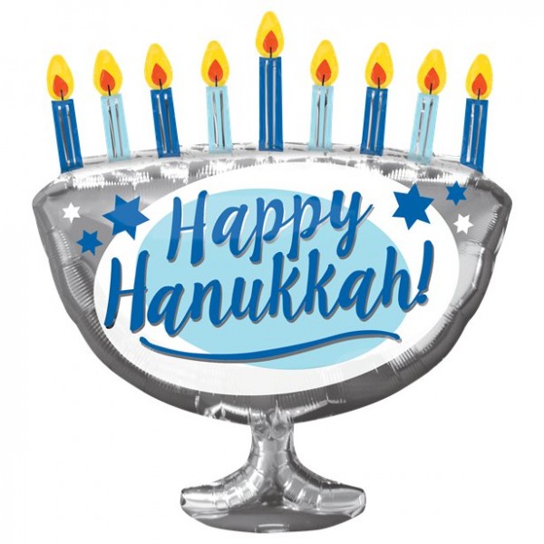 Fröhliches Hanukkah Folienballon 66cm