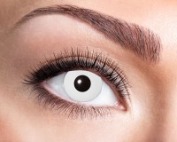 Zombie Augen Kontaktlinse Weiß