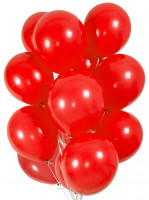 30 Ballons in Rot 23cm