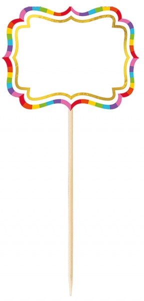 Party Buffet Deko Set Rainbow Dreams 18-Teilig 5