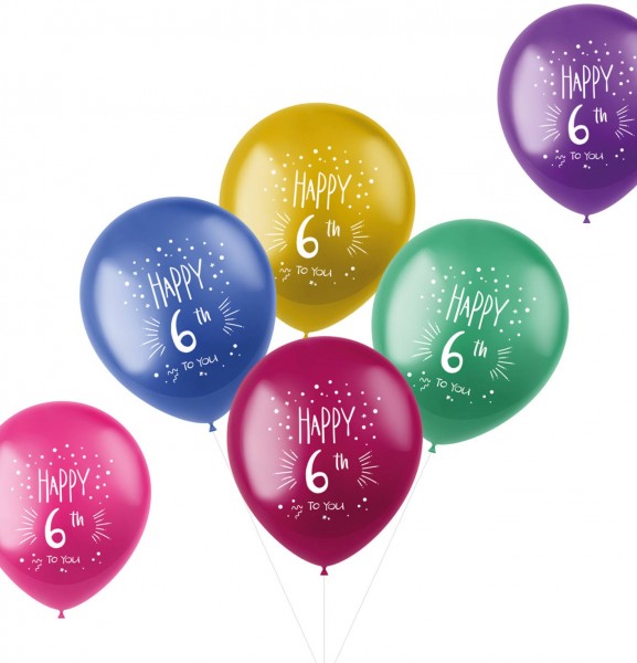 6 Happy 6th Birthday to you 33cm