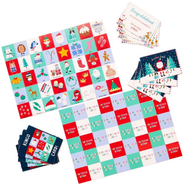 Weihnachts Bingo Spiel