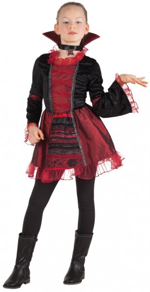 Vampirmädchen Daria Kinderkostüm Mit Kragen