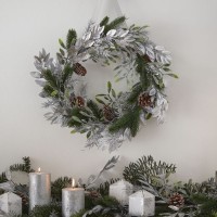 Merry and Bright Weihnachtskranz 40cm