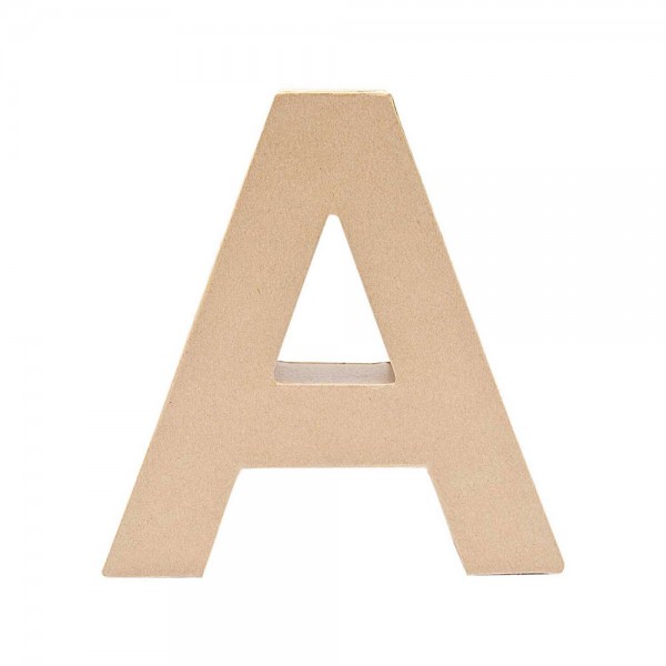 Buchstabe A aus Pappmaché 17,5cm