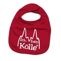 Rotes Babylätzchen Ich Ben Kölle