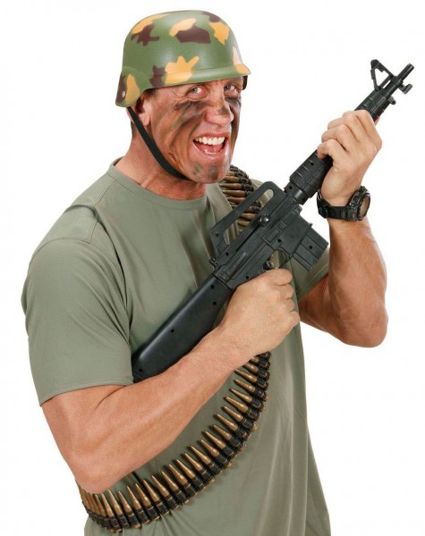 Militärhelm Mit Camouflagemuster 4