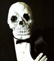 Unheimliche Grinsende Skelettmaske