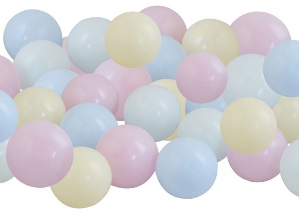 40 Eco Latexballons Traum in Pastell