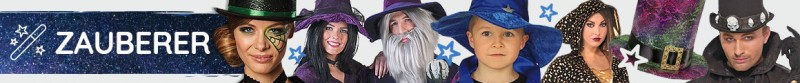 Zauberer Kostüme & Zubehör