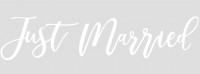 Golden Wedding Just married Auto Sticker