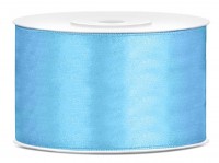 25m Geschenkband himmelblau 38mm breit