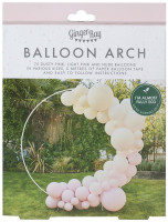 Vorschau: Eco Nude und Rosa Ballongirlande 75-teilig