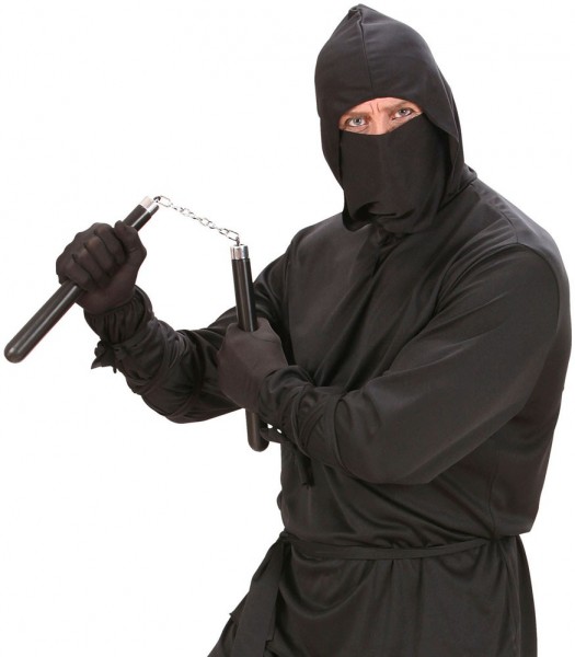 Schwarze Ninja Nunchaku
