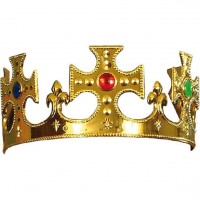 Königskrone mit Edelsteinen