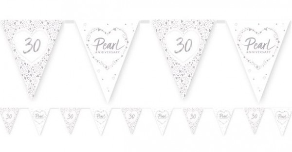 30. Hochzeitstag Girlande 3,7m