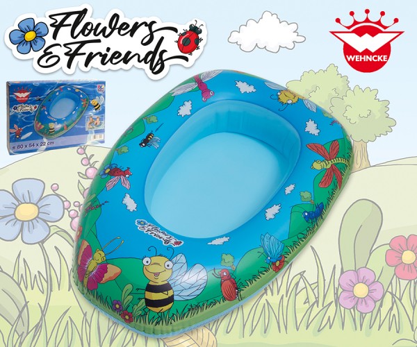 Flower & Friends Kinder Boot 80x54x22cm