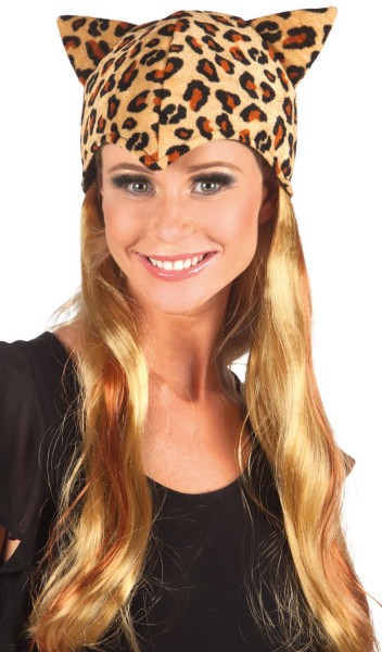 Freche Leoparden Kappe Damen