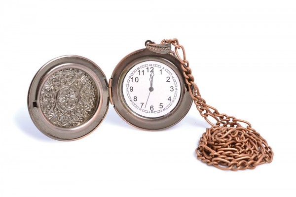 Goldene Steampunk Taschenuhr