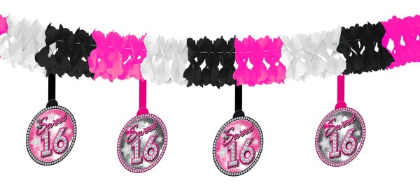 Blingbling Sweet 16 Girlande 4m