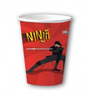 8 Ninja Party Becher 200ml