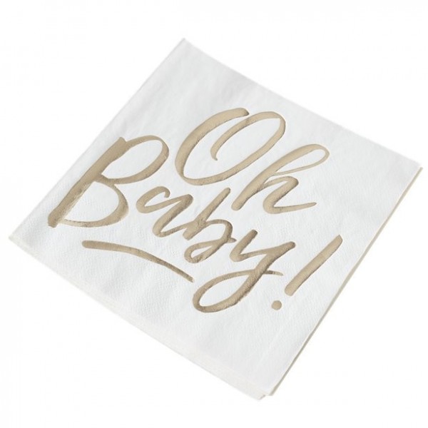 16 Oh Baby Servietten 33cm 2
