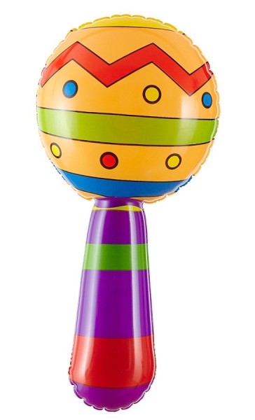 Aufblasbare Maracas Rasseln Mit Glöckchen