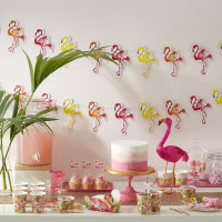 Vorschau: 20 Flamingo Beach Servietten 33cm