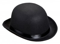 Schwarzer Filzhut Melone