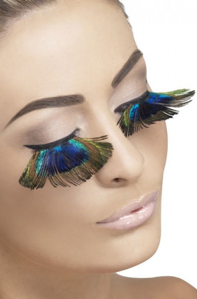 Edle Pfauenaugen Wimpern