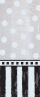 Happy Birthday Black And White Party Geschenktüte 10x23cm