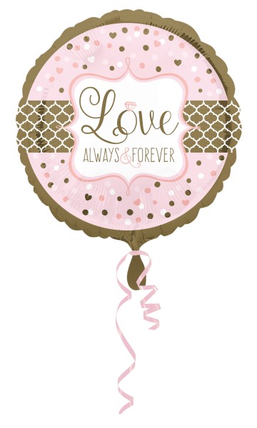 Folienballon Love Always & Forever