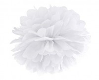 Pompon Romy weiß 25cm