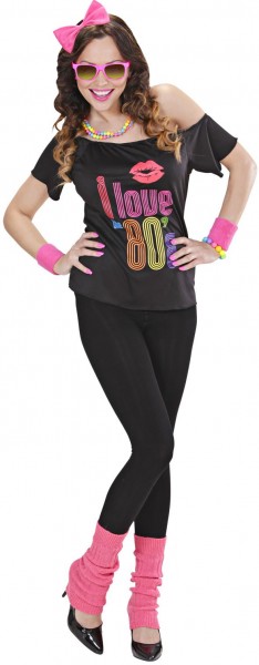 80er Jahre Pink Punk Girl