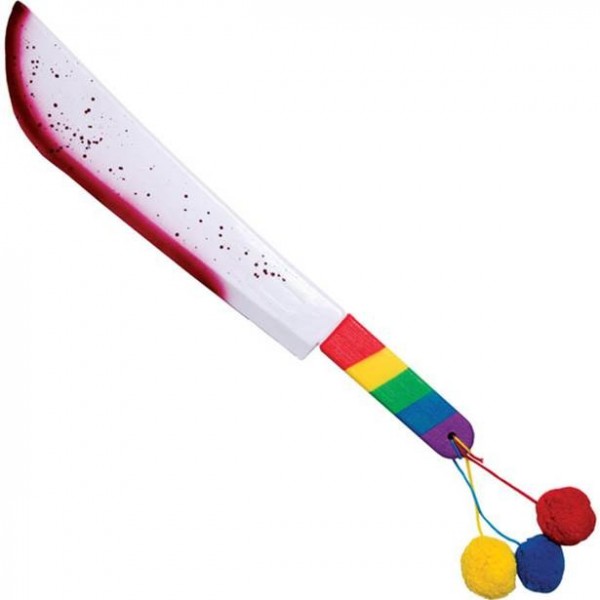 Blutiges Horror Clown Messer 54,5cm