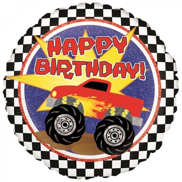 Monster Truck Geburtstag Folienballon 46cm