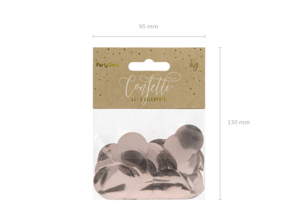 Roségold metallic Konfetti 15g 4