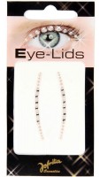 Glitzersteinchen Eyeliner Bogen