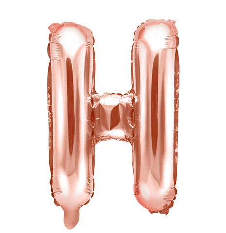 Folienballon H roségold 35cm