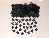 Sternen Streudeko Stella schwarz 14g