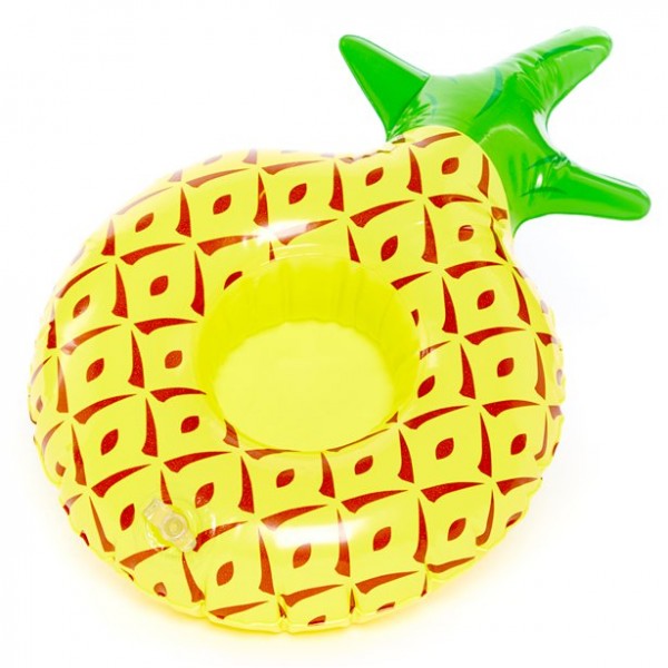 Aufblasbare Ananas - Getränkehalter 18cm 2