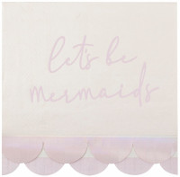 Vorschau: 16 Be Mermaid Servietten 16 x 16,5cm